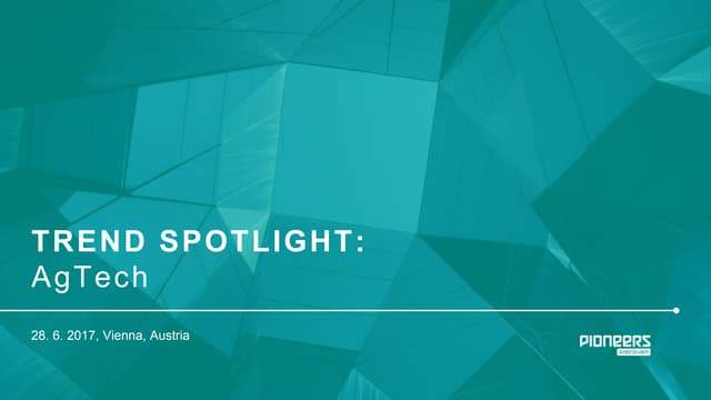 Trend Spotlight: AgTech