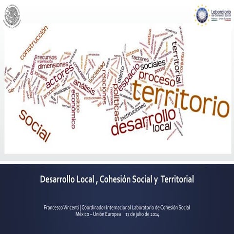 Desarrollo Local, Cohesión Social y Territorial / Francesco Vincenti - Coordi...