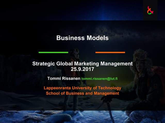Dynamic business models and business model innovation