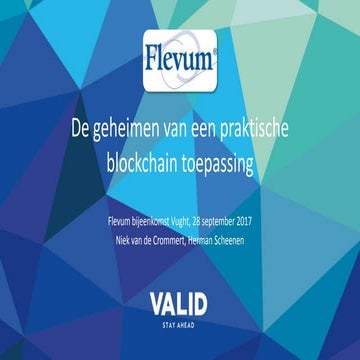 170928   fex - de geheimen van een praktische blockchain toepassing - valid