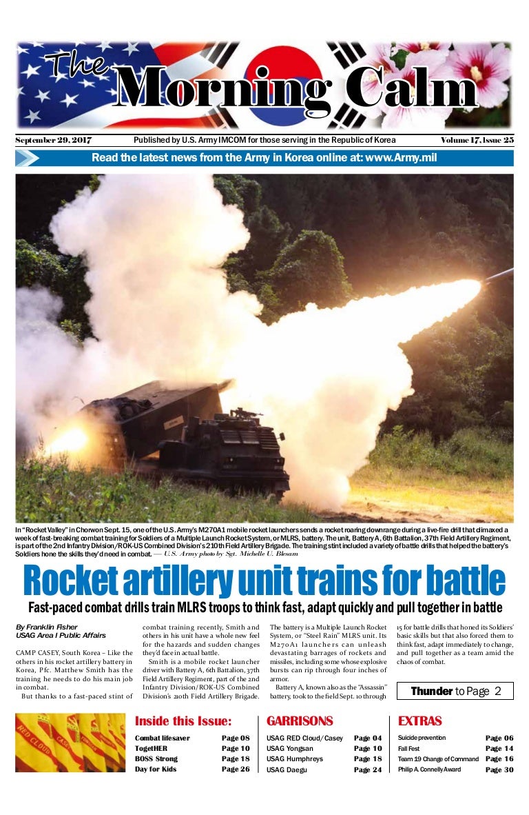 The Morning Calm Volume 17 Issue 25