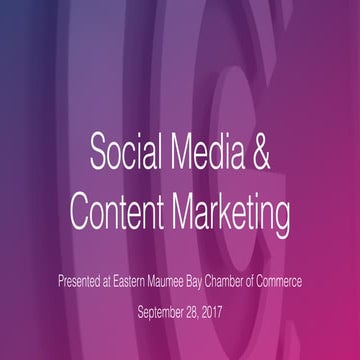Social Media & Content Marketing
