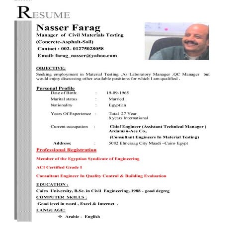 Alaa CV | PDF