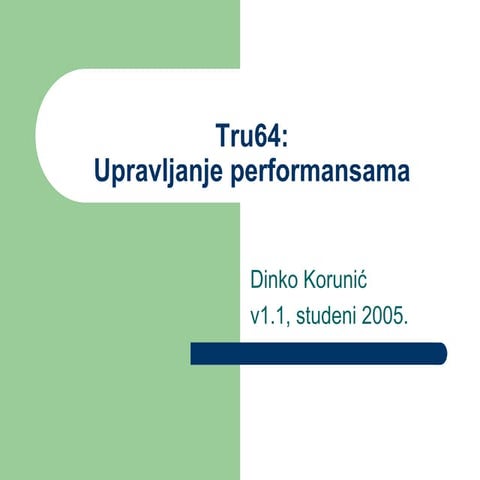 Tru64-Performanse