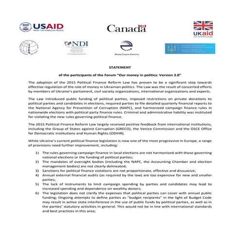 Our Money in Politics: Version 3.0