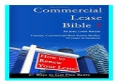 Commercial Lease Bible 1 How to Renew Your Lease Volume 1 book 619