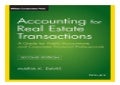 Accounting for Real Estate Transactions A Guide For Public Accountants and Corporate Financial Professionals book 562