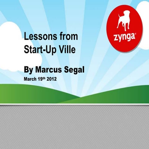 Marcus Segal ZYNGA