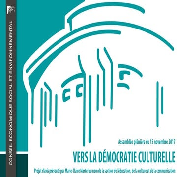 Vers la démocratie culturelle 