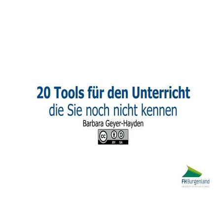 20 Tools für den Unterricht die Sie noch nicht kennen