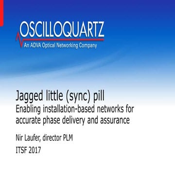 Jagged little (sync) pill: Enabling installation-based networks for accurate ...