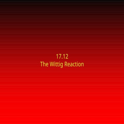 Wittig reaction | PPTX
