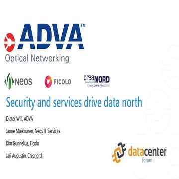 Security and services drive data north