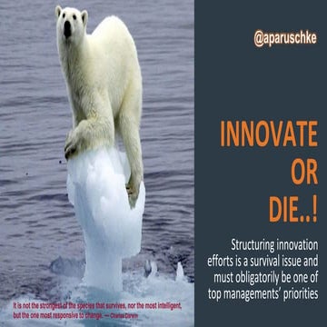 Innovate or Die