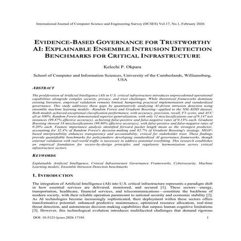EVIDENCE-BASED GOVERNANCE FOR TRUSTWORTHY AI: EXPLAINABLE ENSEMBLE ...