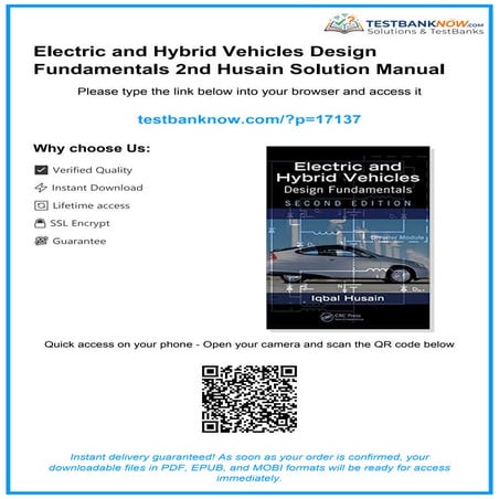 Comprehensive Guide to Electric and Hybrid Vehicle Design Fundamentals ...
