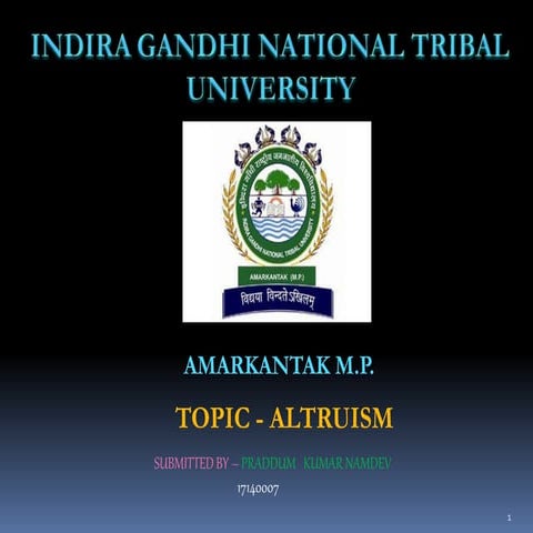 ALTRUISM