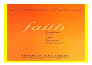 Faith  Trusting Your Own Deepest Experience book 139