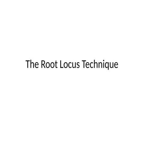 Lecture 15 ME 176 7 Root Locus Technique | PDF
