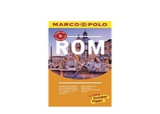 MARCO POLO Reisefuhrer Rom Reisen mit InsiderTipps Inkl kostenloser TourenApp und EventNews Nice