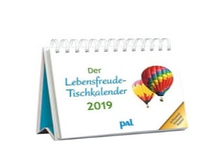 Der LebensfreudeTischkalender 2019 Inspirierender Kalender zum Aufstellen m 10TagesKalenderium motivierenden und positiven Gedanken Spiralbindung 100 x 150 cm Nice