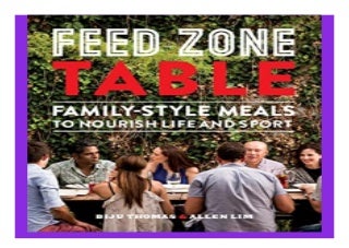 Feed Zone Table Family-Style Meals to Nourish Life and Sport The Feed Zone Series book 919