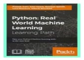 Python Real World Machine Learning book 937