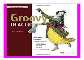 Groovy in Action Covers Groovy 2.4 book 145