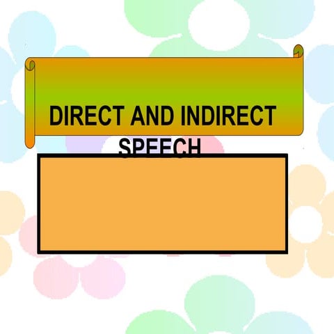 17204 final direct and indirect speech