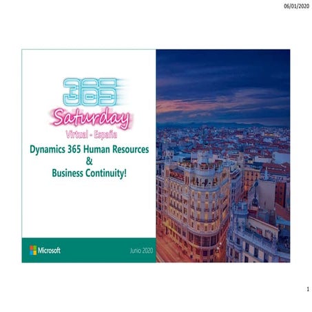 Dynamics 365 human resources and business continuity pdf