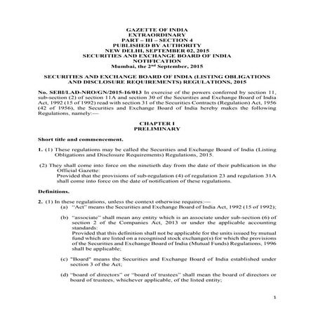 Securities and Exchange Board of Ndia Limited