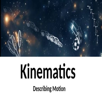 Kinematics Sekolah Menengah Atas Pondok Cabe