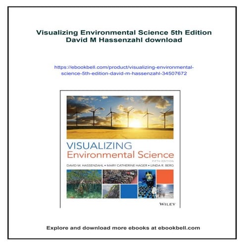 Visualizing Environmental Science 5th Edition David M Hassenzahl | PDF
