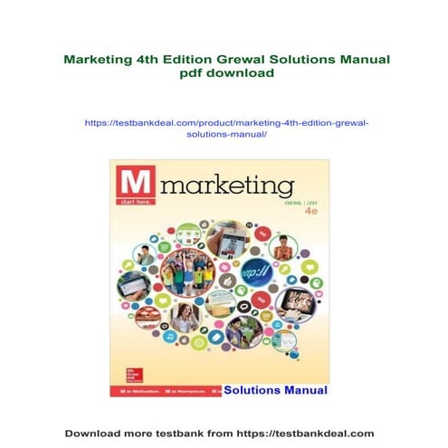 Marketing 4th Edition Grewal Solutions Manual