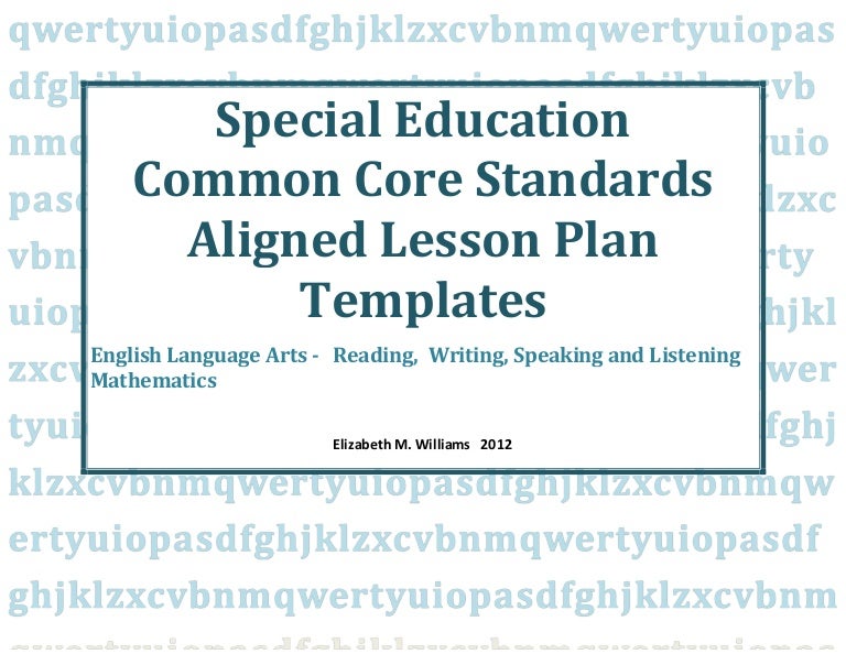 172901 Special Educationcommoncorestandardsalignediep Lessonplantempl