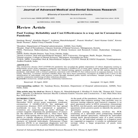 172nd publication  jamdsr- 7th name