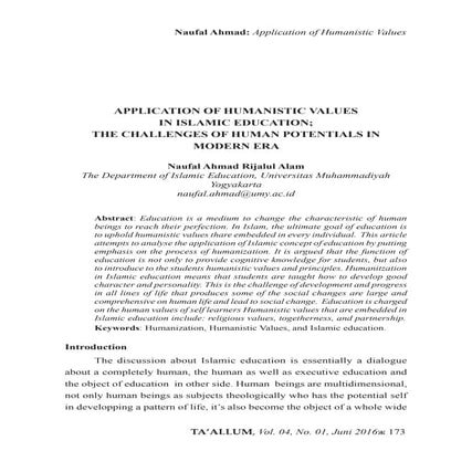 Democracy in Islamic Education | PDF