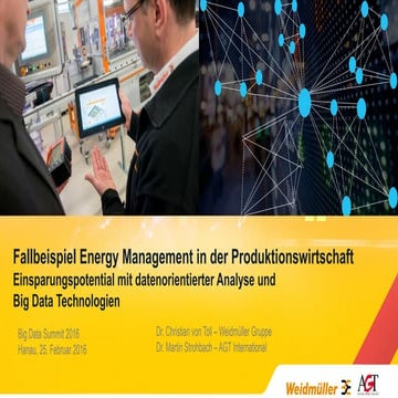 Case Study Energy management in the production industry - potential savings w...