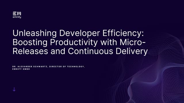 Unleash Developer Efficiency: Boost Productivity with Micro Releases