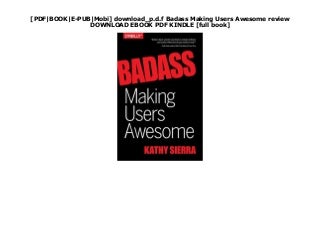 Badass Making Users Awesome review
