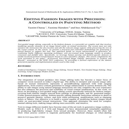 Editing Fashion Images with Precision: A Controlled in Painting Method