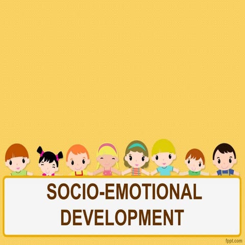 socio-emotional development 