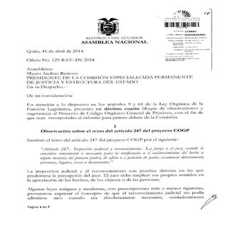 Décimo cuarto bloque de observacion...