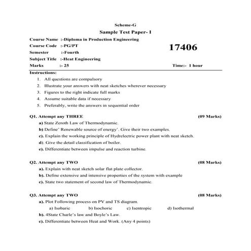BASIC AND APPLIED THERMODYNAMICS question bank | PDF