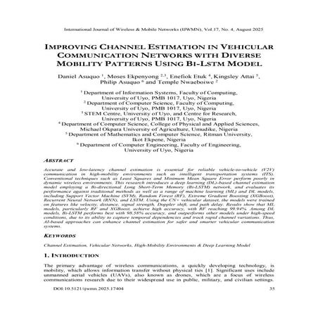 Improving Channel Estimation in Vehicular Communication Networks with ...