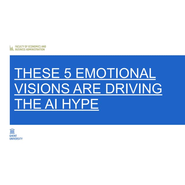 AI visions of future for Artificial Intelligence