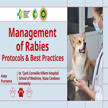 Comprehensive Management of Rabies: Protocols, Diagnosis, and ...