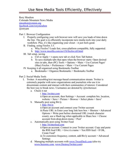 New Media Tools In The Newsroom A Beginners Guide 12