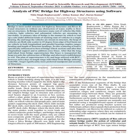 Analysis of PSC Bridge for Highway Structures using Software