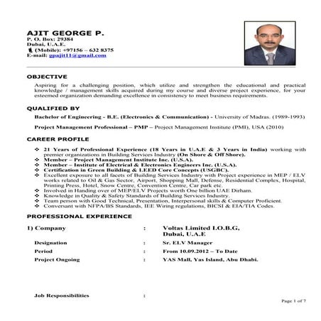 Ajit_ Resume - Updated